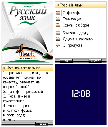 Мобильная шпаргалка по русскому языку